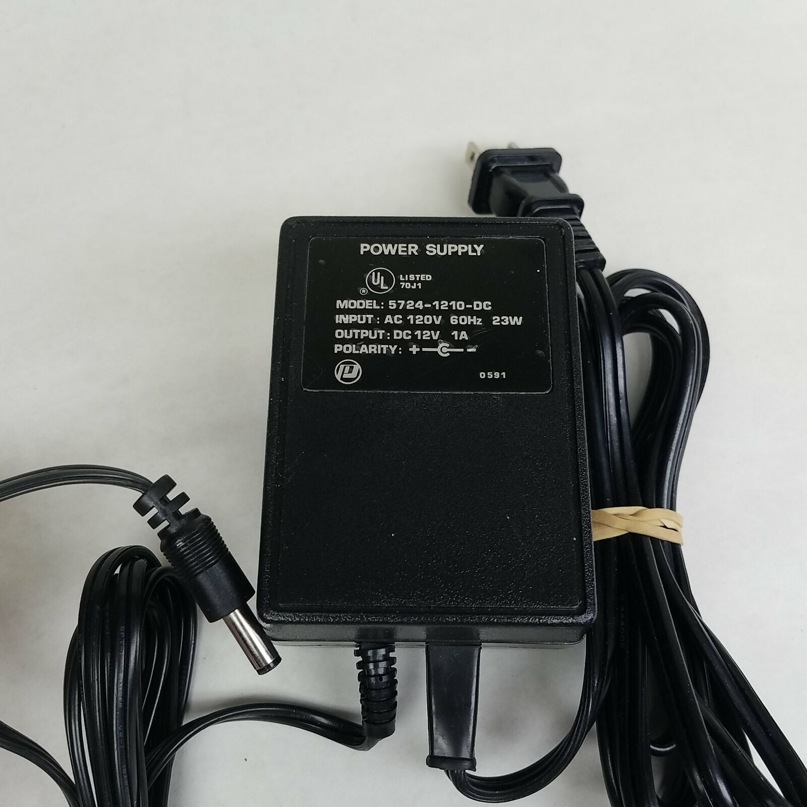 NEW 12VDC 1A AC Power Supply 5724-1210-DC Charger Adapter - Click Image to Close